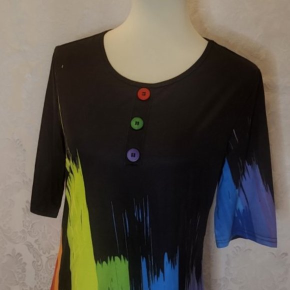 Casual Colorful Shirt NWOT - Picture 10 of 15